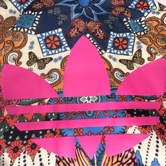 Adidas X Farm Rio Brazil jacket Borbomix Butterfly limited edition - Picture 5 of 16